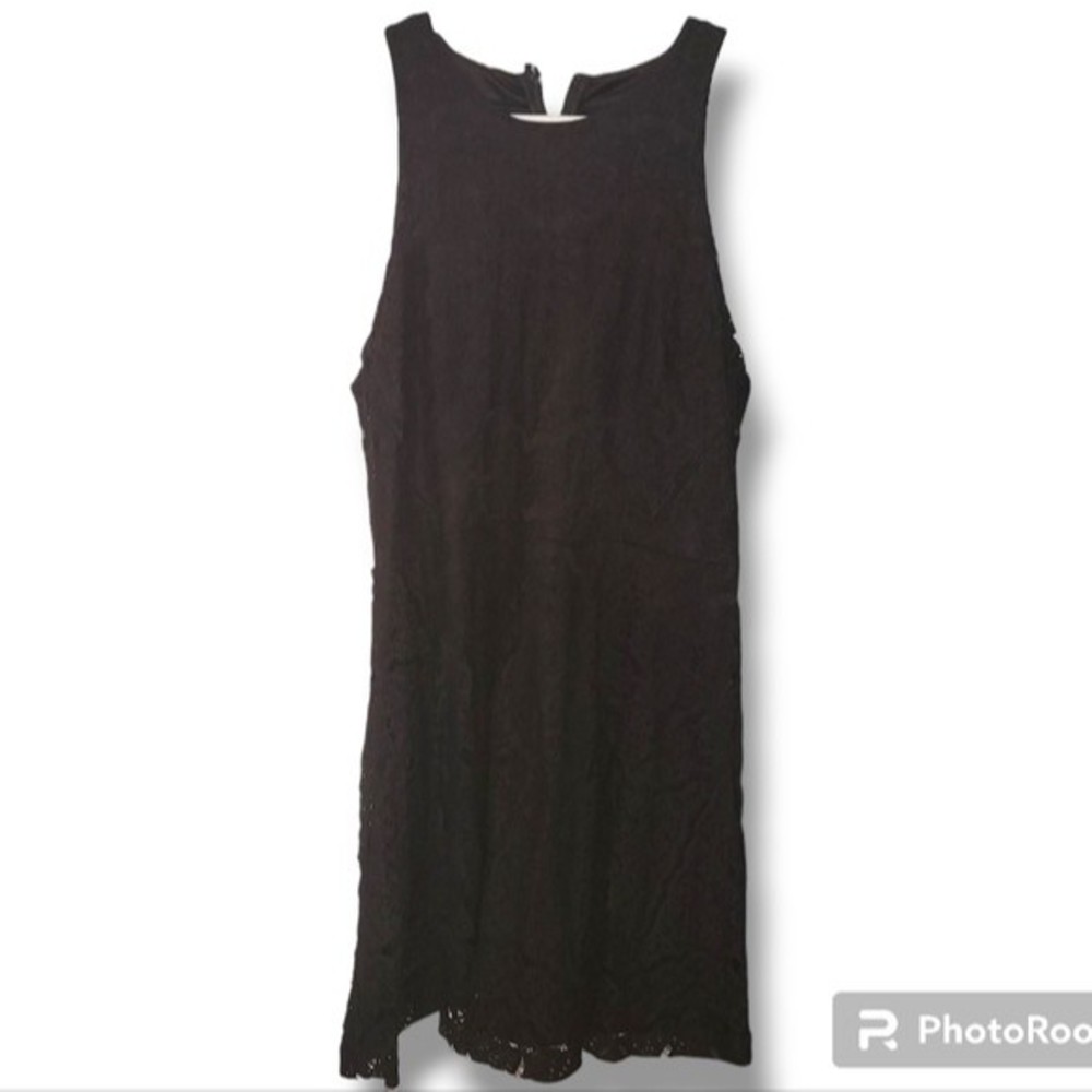 Target Mossimo Fit & Flare Black Eyelet Lace Wedding Guest Dress - XL